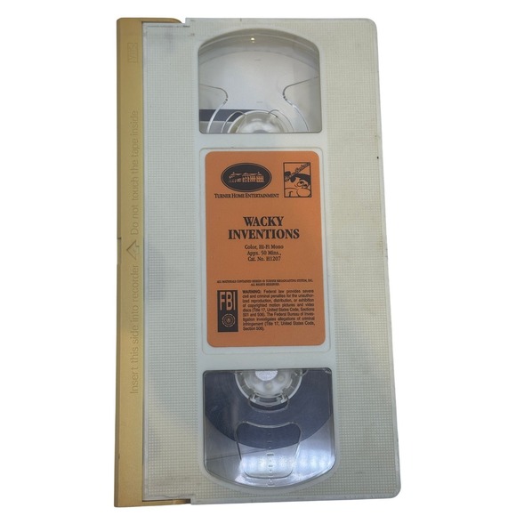 The Flintstones Wacky Inventions VHS Tape Hanna Barbera Vintage Cartoon - Picture 3 of 3